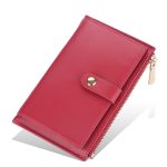 Multifunctional Wallet Zipper Solid Color Wallet - Image 7