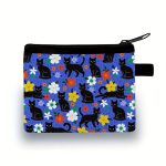 Creative Cat Print Coin Storage Wallet - Image 2