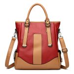 Wholesale Women Fashion Casual Contrast Color Large-Capacity Handbag - Image 4