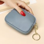 Women Fashion Solid Color Zipper Small Wallet - Image 7