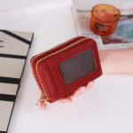 Women Fashion Multi-Card Double-Layer Zipper Transparent Window Large Capacity Wallet - Image 7