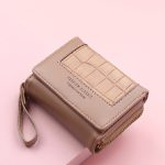 Women Vintage Zipper Buckle Design Crocodile Pattern PU Wallet - Image 6