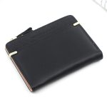 Women Cute Buckle Patchwork Design PU Wallet - Image 8