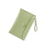 Women Basic Zipper Design Stone Pattern PU Wallet - Image 8