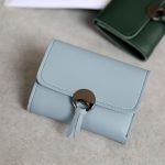 Women Fashion Solid Color Retro Tri-Fold Compact Wallet - Image 13