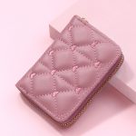 Women Fashion Cute Embroidered Heart Compact Wallet - Image 12