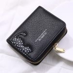 Women Fashion Personality Pu Leather Zipper Short Wallet - Image 11