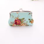 Women Fashion Creative Canvas Rose Buckle Short Wallet - Image 13
