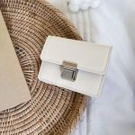 Women Simple Portable Flap Metal Buckle Mini Wallet - Image 7