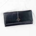 Women Fashion Vintage Oil Wax Leather Multi-Card Change Wallet Long Wallet - Image 7
