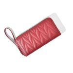 Women Fashion Simple Solid Color Multi-Function Long Wallet - Image 7