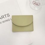 Women Fashion Simple Solid Color Flap Mini Wallet - Image 7