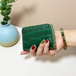 Women Fashion Crocodile Anti-Degaussing Multi-Card Mini Zipper Wallet - Image 7