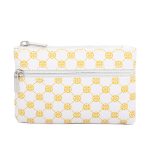 Women Fashion Double Zipper Old Flower Mini Wallet - Image 7