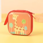 Women Cartoon Creative Cat Elephant Square Tinplate Zipper Wallet - Image 7