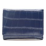 Women Simple Solid Color Folding Flap Cover Mini Wallet - Image 7