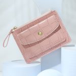 Women Fashion Candy Color Crocodile Multi-Card Wallet - Image 7