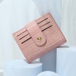 Women Fashion Crocodile Pattern Multi-Card PU Wallet - Image 7