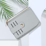 Women Fashion Simple PU Zipper Wallet - Image 7