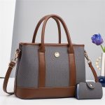 Women Fashion Casual Large Capacity Handbag Two-Piece Set - Image 6