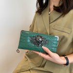 Wholesale Gothic Halloween Vintage Skull Crocodile Wallet - Image 7