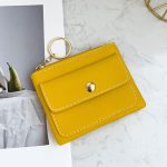 Women Fashion Casual Solid Color PU Zipper Wallets - Image 7