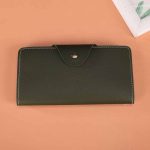 Wholesale Women Fashion Casual Solid Color Multi-Card Slot PU Zipper Two-Fold Wallets - Image 7