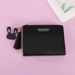Wholesale Women Fashion Casual Color Matching PU Zipper Wallets - Image 6