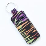 Women Personalized Creative Leopard Flower Butterfly Perfum Bottle Keychain Bag - Image 5