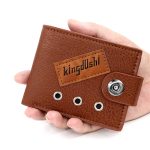 Men Fashion Stitching Magnetic Buckle Multi-Card Wallet - Image 6