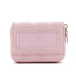 Wholesale Fashion Solid Color Chessboard Anti-Magnetic Zipper Card Bag Wallet - Image 5