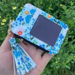 Women Fashion Floral Printed Multi-Function Pu Leather Zipper Multi-Card Wallet - Image 4