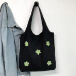 Wholesale Women Fashionable Stereo Floral Large Capacity Canvas Tote Bag - Image 6