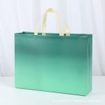 Wholesale Fashion Gradient Color Coated Waterproof Non-Woven Shopping Bag - Image 2