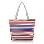 Wholesale Women Fashion Canvas Stripe Tote Bag - Image 23