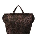 Wholesale Women Casual Leopard Printed Large Capacity Canvas Tote Bag - Image 6