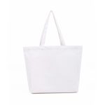 Wholesale Solid Color Large Capacity Zipper Canvas Tote Bag - Image 6