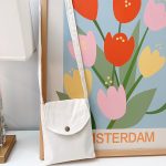 Women Fashionable Simple Macaroon Solid Color Canvas Mini Crossbody Bag - Image 7