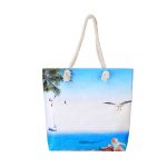 Wholesale Women Fashion Linen Fabric Canvas Ethnic Style Tote Bag - Image 17