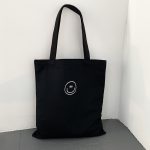 Wholesale Women Fashion Smiley Print Large Capacity Canvas Tote Bag - Image 7