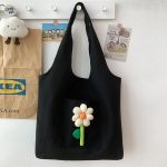 Wholesale Women Fashion Floral Print Large Capacity Canvas Tote Bag - Image 7