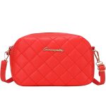 Wholesale Simple Solid Color Diamond Stitch Crossbody Bag - Image 7