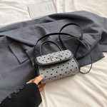 Wholesale Women Fashion Elegant Bowknot Dot Magnetic Buckle Crossbody Bag - Image 5