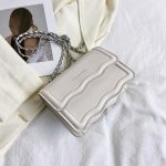 Wholesale Women Fashion Casual Solid Color Simple Chain Small Square Crossbody Bag - Image 7