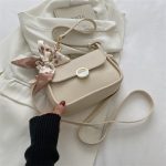 Wholesale Women Fashion Casual Solid Color Chain Small Square Crossbody Bag - Image 7