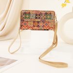 Wholesale Women Ethnic Style Cork Printed Dual-Use Portable Multi-Functional Crossbody Bag - Image 6
