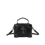 Wholesale Women Fashion Gothic Rivet Skull Crossbody Bag - Image 7