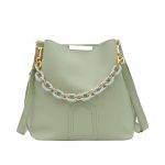 Wholesale Women Fashion Chain Decorative Solid Color Large Capacity Bucket Crossbody Bag - Image 7