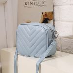 Wholesale Women Fashion Casaul Simple Solid Color Rhomboid Crossbody Bag - Image 6