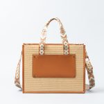 Women Casual Boho Large Capacity Straw Woven Wide Strap Tote Bag - Image 6